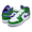 NIKE AIR JORDAN 1 MID (GS) aloe verde/court purple-white 554725-300画像