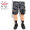 COOKMAN CHEF PANTS SHORT CARGO -STRIPE BLACK- 231-11924画像