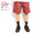 COOKMAN CHEF PANTS SHORT TARTAN -RED- 231-11908画像