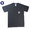 POST OVERALLS 3005 PIGMENT DYED COTTON JERSEY ESS POCKET TEE charcoal x white画像