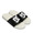 DC SHOES SK SLIDE GITD BLACK/WHITE DM212601-BLK画像