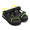 MAISON U AIR SPORTS SANDAL BLACK&NEON GREEN 18M00438-001画像