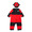 THE NORTH FACE Baby Denali Cotton Set RED NTB12104-TR画像
