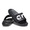 crocs classic crocs logo slide Black/White 206667-066画像