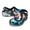 crocs Classic Tie-Dye Graphic Clog Multi Black/Black 205453-0FN画像