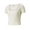 PUMA CLASSICS RIBBED FITTED TEE IVORY GLOW 531611-73画像