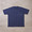 VALENCIANO by KELME PIGMENT DYED T-SHIRT NAVY KV601-107画像