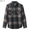 Brixton BOWERY L/S FLANNEL (HEATHER GREY/CHARCOAL) 01213画像