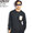DOUBLE STEAL FABRIC POCKET L/S T-SHIRT -BLACK/STAR- 914-14061画像