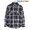FIVE BROTHER HEAVY FLANNEL WORK SHIRTS BLACK CHECK 152160画像