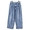 URU COTTON DENIM TUCK PANTS - indigo - 21FCD03B画像