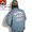 BEN DAVIS MECHANIC'S JACKET EMBROIDERY -BLUE GRAY- G-1780007画像