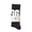 UGG LOGO CREW SOCK CHOPD BLACK 1129493画像