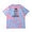 atmos pink &times; 楳図かずお 美少女 洗礼 TIE-DYE TEE BLUE 21AW-UZTP04画像