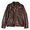 VANSON ENF SLIM FITTED SOFT COW LEATHER BROWN画像