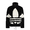 adidas FUR JACKET BLACK/CHALK WHITE HC0323画像