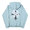SUPPLIER CROSS HOODIE BABY BLUE画像