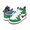NIKE JORDAN 1 MID (TD) aloe verde/court purple-white 640735-300画像