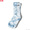 OBEY TIE DYE BOLD SOCKS (TURQUOISE MULTI)画像