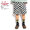 COOKMAN Waiter's Pants Short Checker Black -BLACK- 231-21931画像