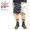 COOKMAN Chef Pants Short Crazy Pattern Stripe Black/White -MULTI- 231-21943画像
