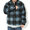 STUSSY Shadow Plaid Sherpa Zip Shirt JKT 1110224画像