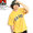 BEN DAVIS COLLEGE LOGO ULTRA HEAVY TEE -YELLOW- C-2580027画像