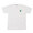 PLAY COMME des GARCONS GREEN HEART ONE POINT TEE WHITE画像