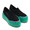 UGG W MARIN MEGA SLIP ON BLACK / EMERALD GREEN 1130789-BEGN画像