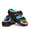 crocs Classic Cozzzy Spray Dye Sandal Black/Multi 208046-0C4画像