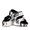 crocs Classic Cozzzy Marbled Sandal Black/White 207907-066画像