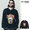 CRIMIE VINTAGE OVERDYE SKULL SNAP CREW NECK SWEAT CR1-02B5-CL71画像