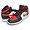 NIKE AIR JORDAN 1 MID (GS) black/fire red-white 554725-079画像