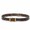 YUKETEN Triple Stitched Belt - Havana with Natural Stitch - 2853画像