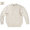 INVERALLAN MERINO WOOL TRADITIONAL CREW NECK ARAN SWEATER white画像