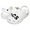 crocs CLASSIC LOGO CLOG WHITE/BLACK 206668-103画像