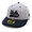 NEW ERA LP 59FIFTY UCLA スクリプトロゴ グレー × ブラック ネイビーバイザー 13529428画像