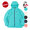 CHUMS Ladybug Jacket CH14-1349画像