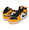 NIKE JORDAN 1 MID(PS) taxi/black-white 640734-701画像