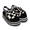 UGG DISCO CHECKS SLIDE BLACK / WHITE 1135511-BWHT画像