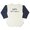 WAREHOUSE Lot 4800 7分袖ベースボールT NAVY CROSS COUNTRY画像