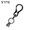 S'YTE Brass Carabiner Key Chain BLACK画像