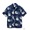 Duke Kahanamoku Lot No. DK39045 INDIGO COTTON HAWAIIAN SHIRT “DUKE'S PINEAPPLE”画像