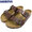 BIRKENSTOCK ARIZONA NATURAL LEATHER Vintage Wood Roast 1023117画像
