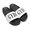 DC SHOES Ws DC SLIDE PLATFORM BLACK/WHITE/BLACK DW232101-XKWK画像