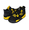 NIKE JORDAN 4 RETRO (TD) THUNDER black/white-tour yellow BQ7670-017画像