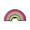 crocs Pink and Green Rainbow 10012895画像
