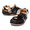 crocs Classic Zip Tie Buckle Clog Black/Tan 208127-00W画像