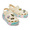 crocs ClassicCrushSpringBreakClog Vanilla/Multi 208405-1FR画像