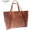 CHARLIE BORROW OAK BARK TANNED BRIDLE LEATHER HAND STITCH WHOLE CUT MEDIUM TOTE MADE IN ENGLAND dark stain CB033画像